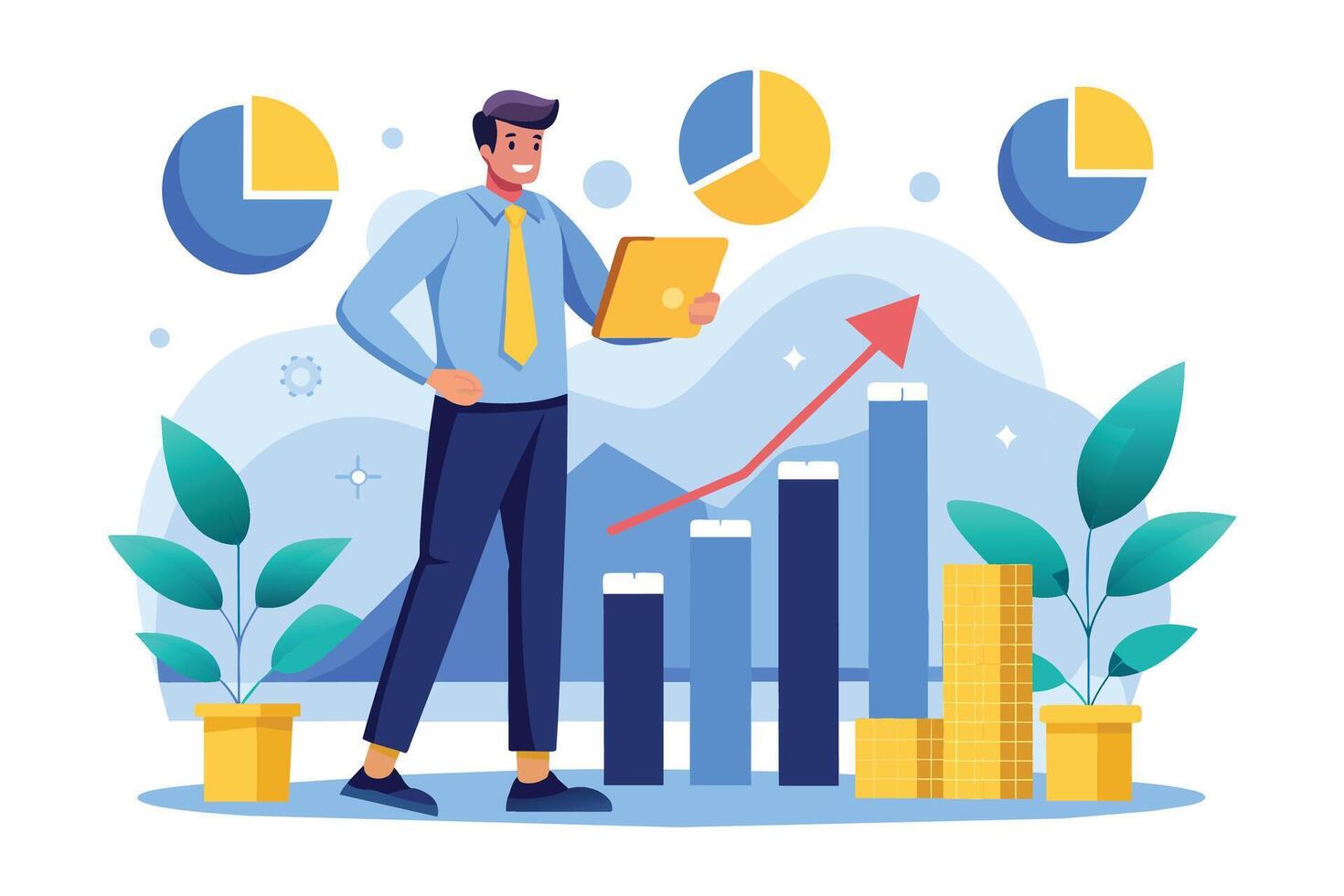 Microsoft Power BI Illustration