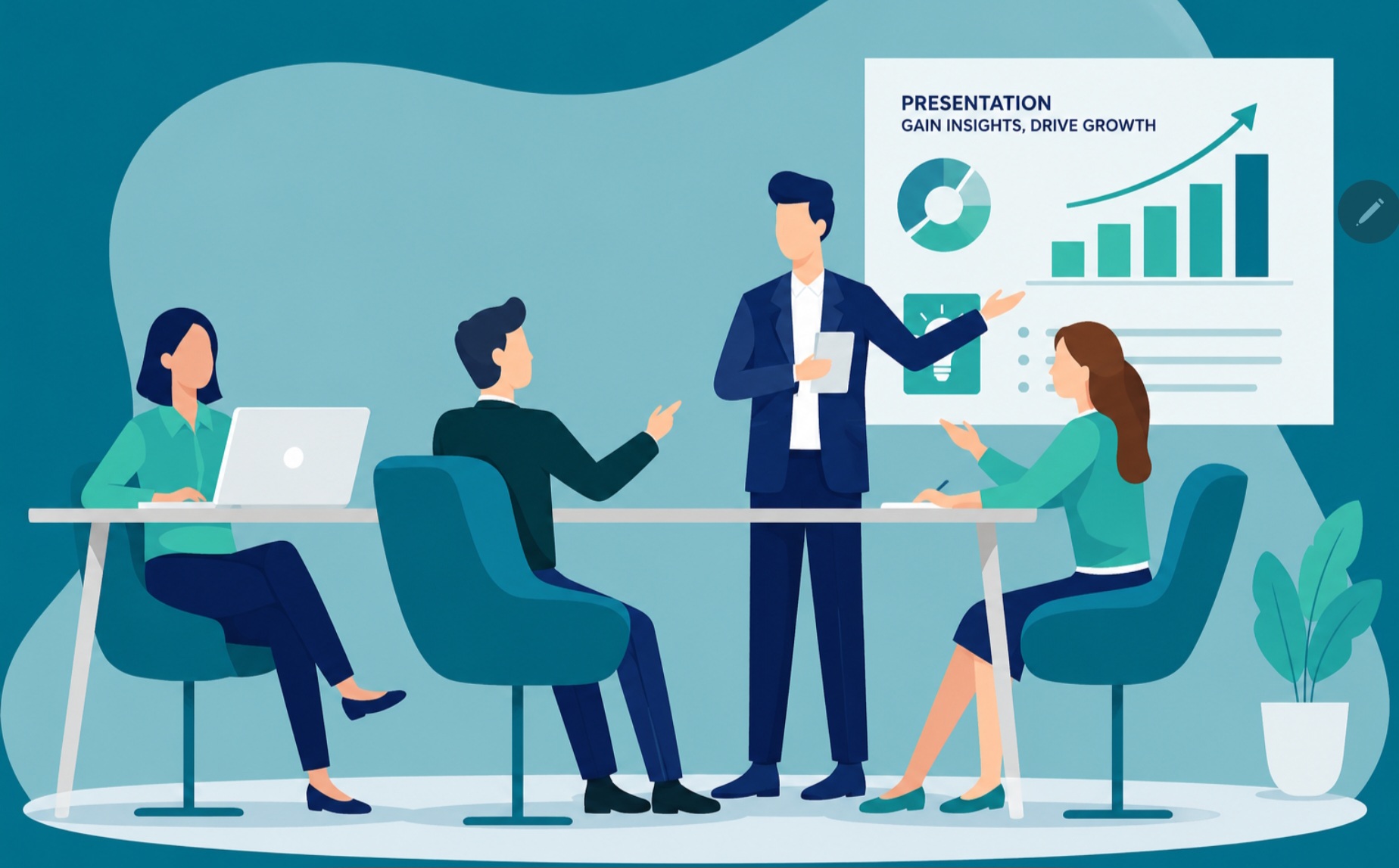 Presentation Skills Illustration