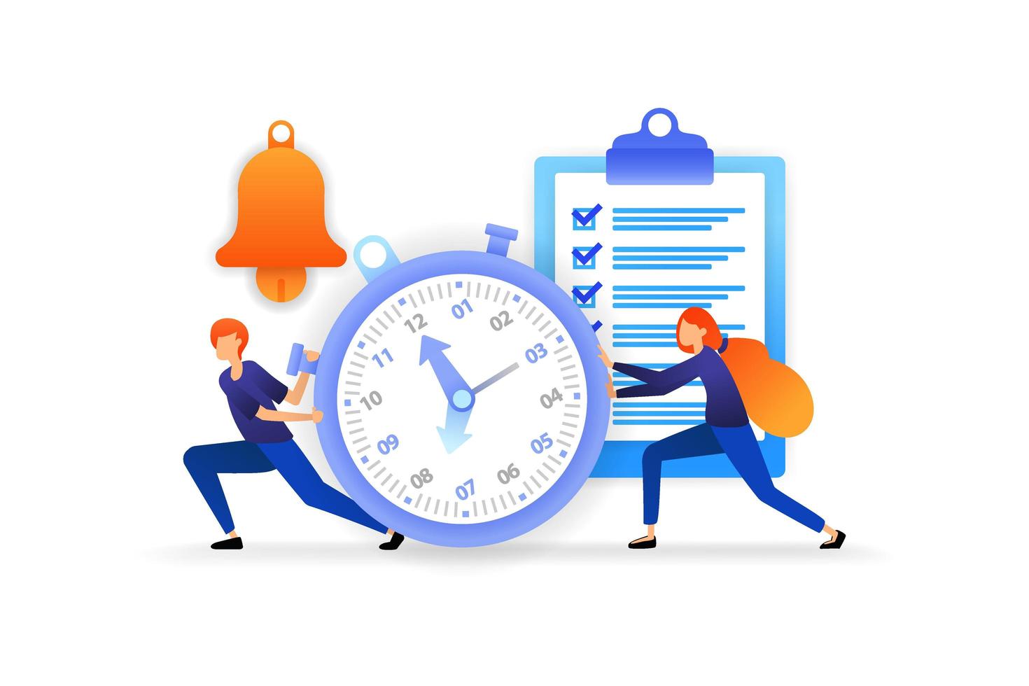 Time Management Illustration