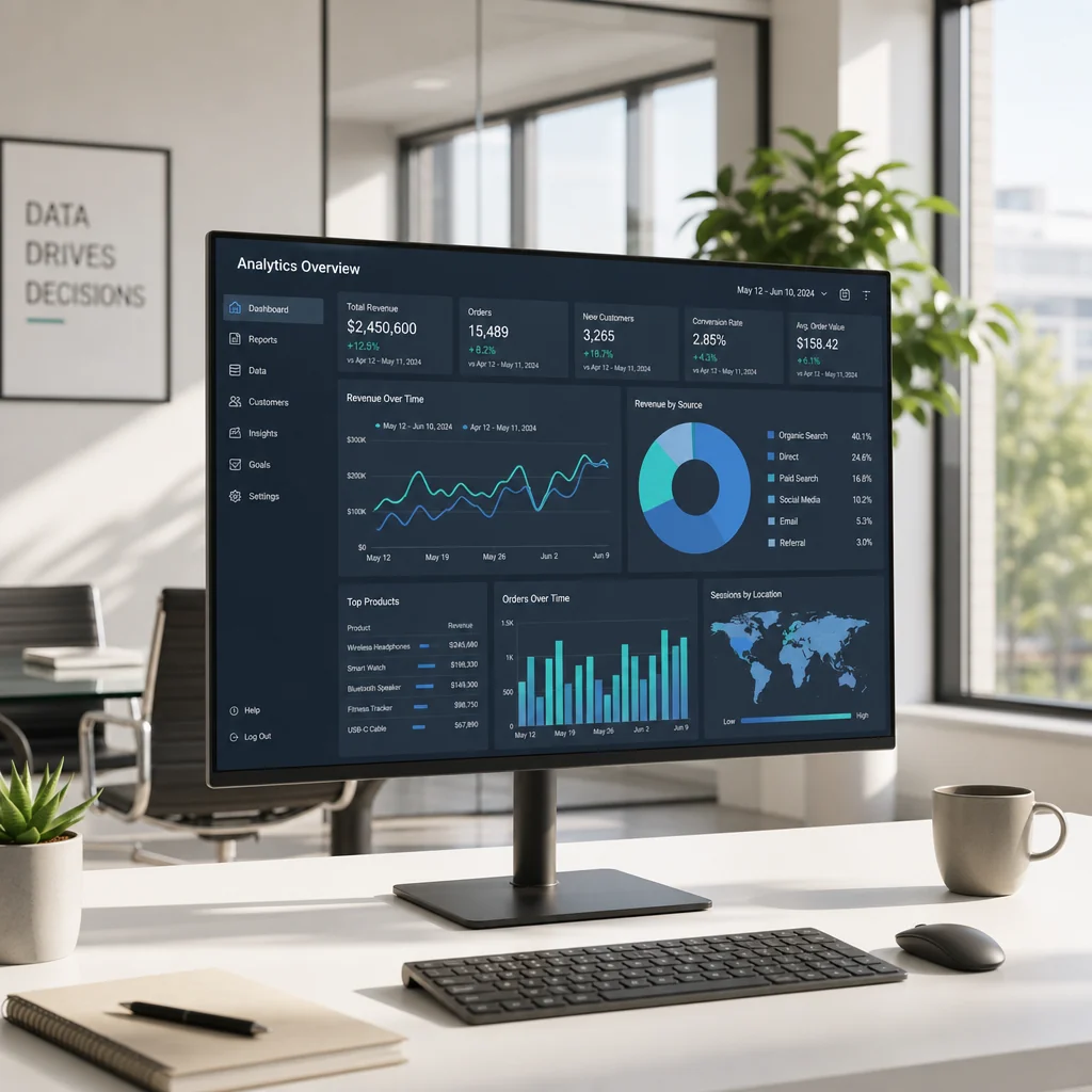 Microsoft Power BI Illustration