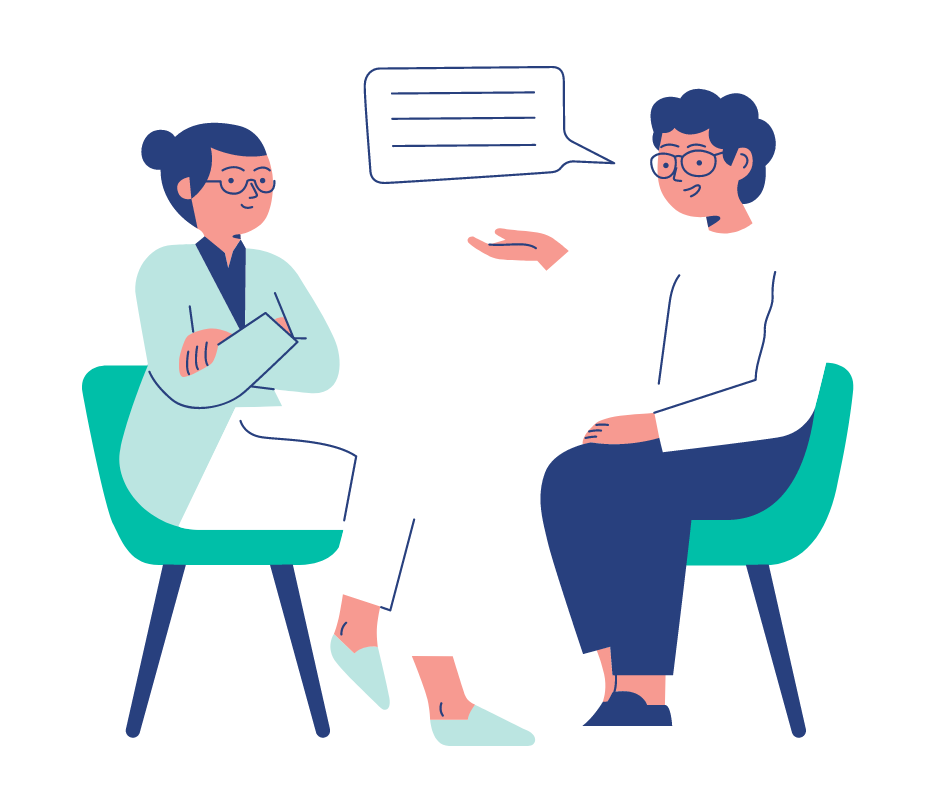 Two individuals in a focused 1-on-1 mentorship session