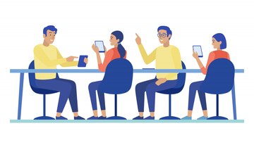 Team Meetings and Facilitation Skills Illustration